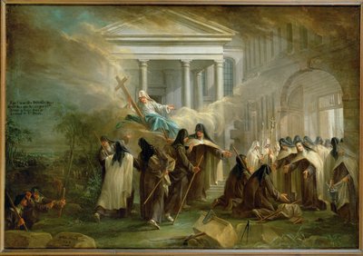 The Arrival of the Carmelites from Brussels by Charles Guillot