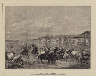 Roman Cattle Market by Charles H. Poingdestre