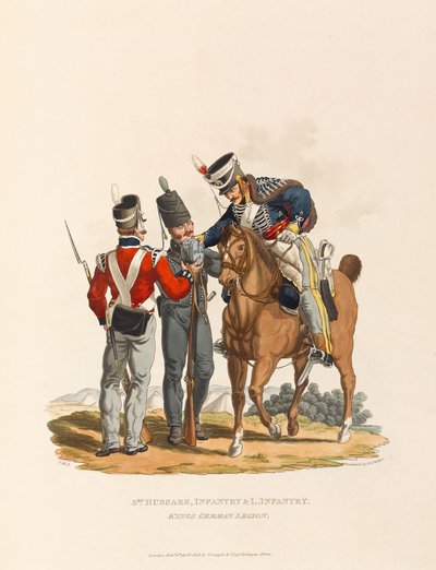 3rd Hussars, Infantry and Light Infantry. King
