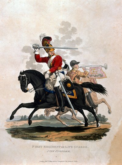 Soldier from the First Regiment of Life Guards, from 