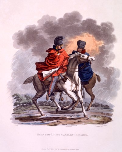 Uniform of Heavy and Light Cavalry Cloaked, from 