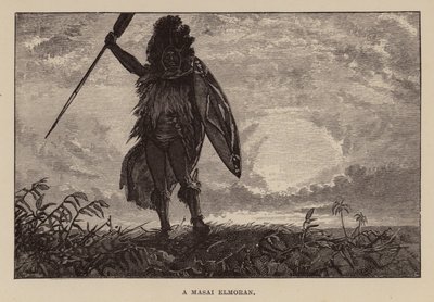 Illustration for Allan Quatermain by H Rider Haggard by Charles Henry Malcolm Kerr