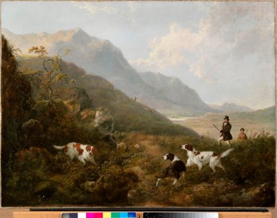 Grouse Shooting in the Highlands by Charles Henry Schwanfelder