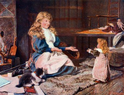 "Come to Mother" by Charles J. (after) Staniland