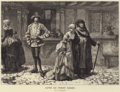 Love at First Sight by Charles J. (after) Staniland
