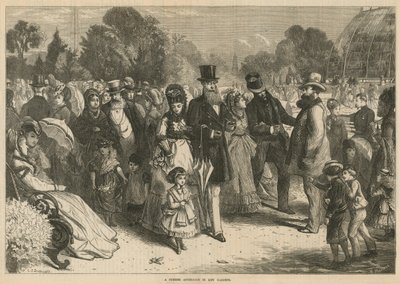 A summer afternoon in Kew Gardens, London by Charles J. Staniland