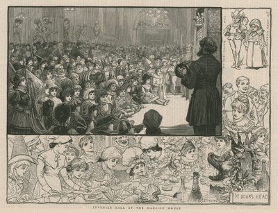 Juvenile ball at the Mansion House by Charles J. Staniland