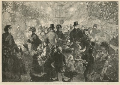 Lowther Arcade at Christmas time by Charles J. Staniland
