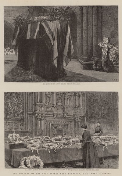 The Funeral of the Late Alfred Lord Tennyson, DCL, Poet Laureate by Charles J. Staniland
