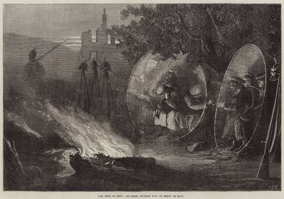 The Siege of Metz, Advanced Prussian Post at Mercy le Haut by Charles J. Staniland