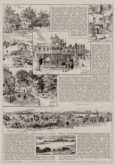 To Portsmouth with Nicholas Nickleby and Smike by Charles J. Staniland