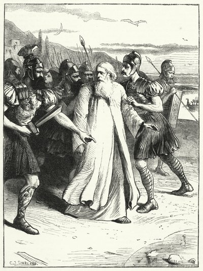 John of Chrysostom Led into Exile by after Charles J. Staniland