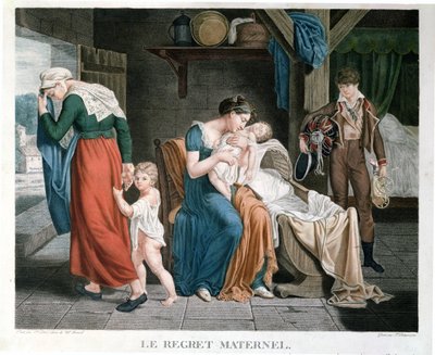 The Death of the Baby Put in the Care of a Nurse by Charles Jacques Lebel