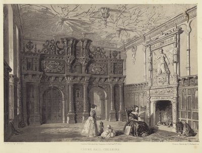 Crewe Hall, Cheshire by Charles James Richardson