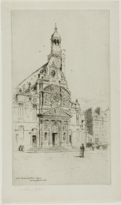 St. Etienne du Mont, Paris by Charles John Watson