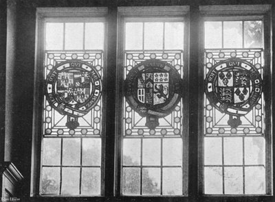 Ancient Glass over the South Hall Door by Charles Latham