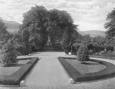 From the Entrance Terrace--Borders of White Heather by Charles Latham