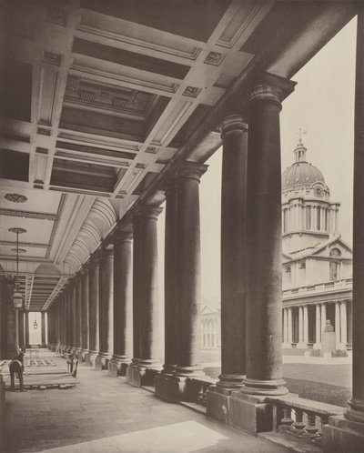 Greenwich Hospital, the Colonnade by Charles Latham
