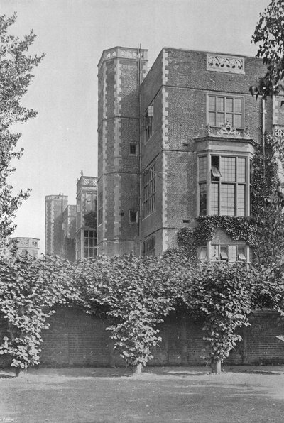 North Turrets from Priory Garden by Charles Latham