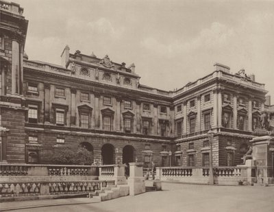 Somerset House, View in the Court Yard by Charles Latham