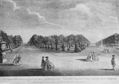 The Yews at Hampton Court in the Eighteenth Century by Charles Latham