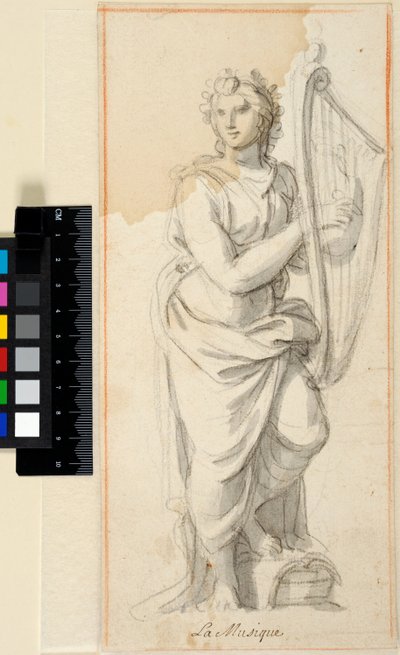 Music. Draft for a Statue by Charles Le Brun