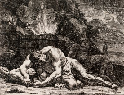 Night, from the series Four Times of Day by Charles Le Brun