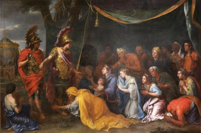 Persian Queens Bowing at the Feet of Alexander, or Tent of Darius by Charles Le Brun