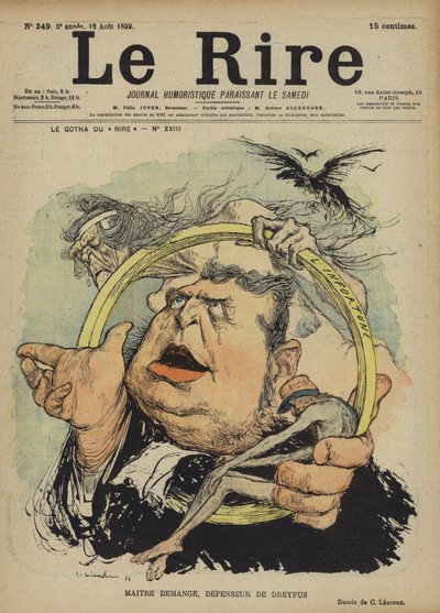Edgar Demange, Illustration for Le Rire by Charles Leandre