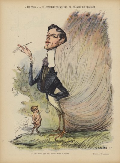 Francis de Croisset, French Playwright, Novelist and Librettist by Charles Leandre