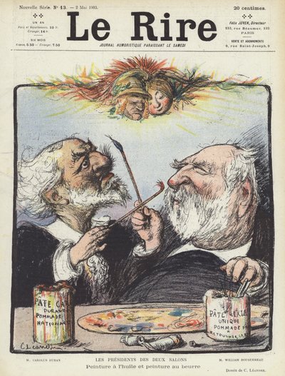 Illustration for Le Rire by Charles Leandre