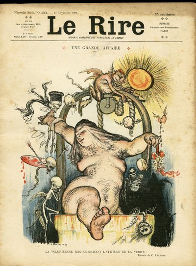 Illustration of Charles Leandre for the Cover of Le Rire by Charles Leandre
