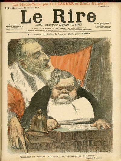 Illustration of Charles Leandre for the Cover of Le Rire by Charles Leandre