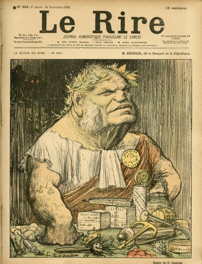 Illustration of Charles Leandre for the Cover of Le Rire, No. 263 by Charles Leandre