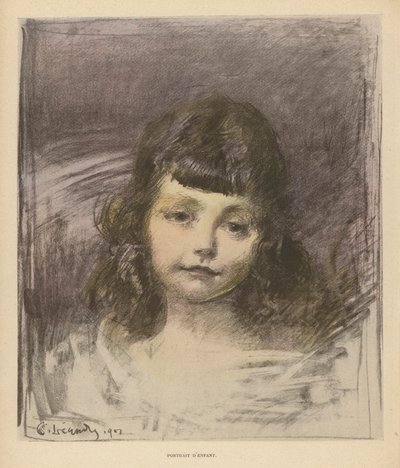 Portrait of a Child by Charles Leandre