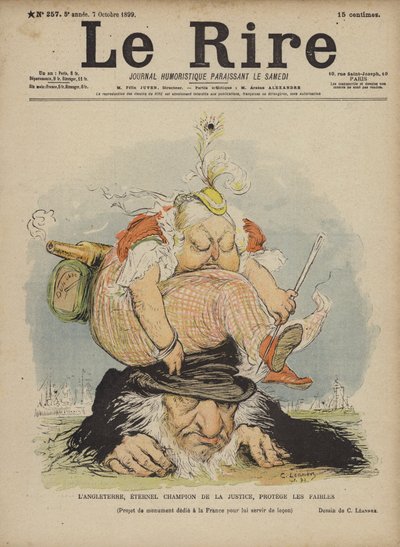 Queen Victoria, Illustration for Le Rire by Charles Leandre
