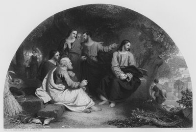 Christ Lamenting over Jerusalem, from the picture in the Vernon Gallery by Charles Lock (after) Eastlake