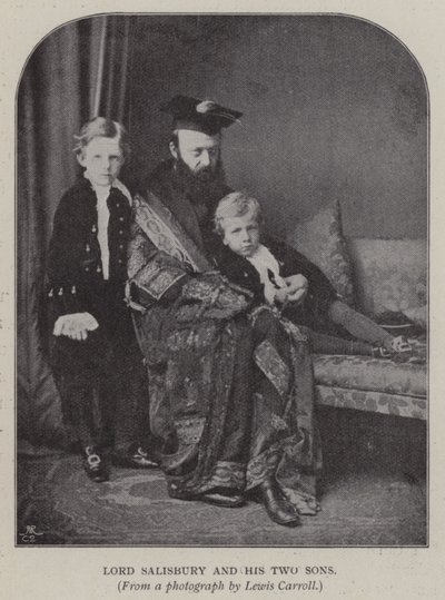 Lord Salisbury and his Two Sons by Charles Lutwidge Dodgson