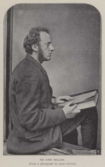 Sir John Millais by Charles Lutwidge Dodgson