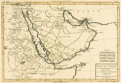 Arabia, the Persian Gulf and the Red Sea, with Egypt, Nubia and Abyssinia, from 