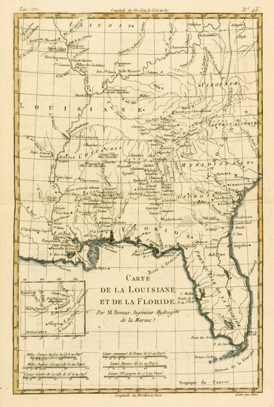 Louisiana and Florida, from 