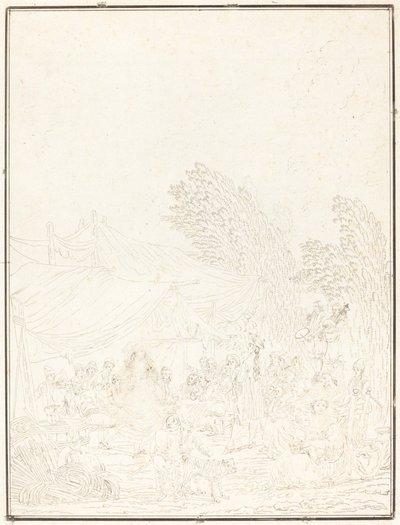 Village Wedding by Charles Melchior Descourtis after Nicolas Antoine Taunay