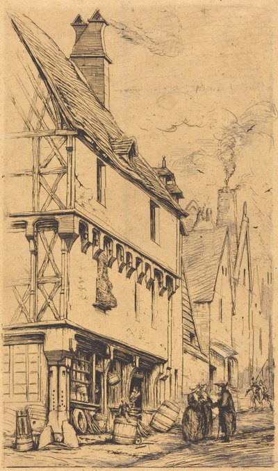 An Old House at Bourges, Sometimes Called the 