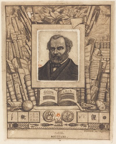 Armand Guéraud by Charles Meryon