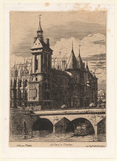 The Clock Tower by Charles Meryon