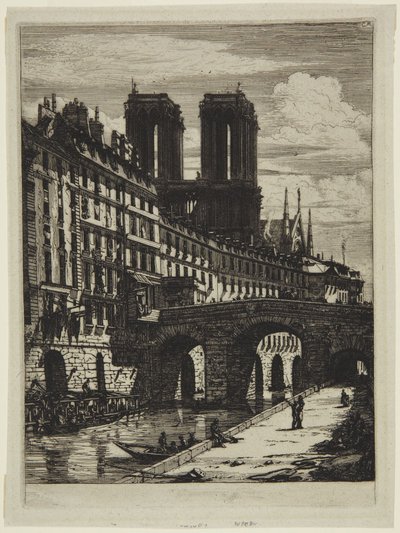 The Little Bridge by Charles Meryon