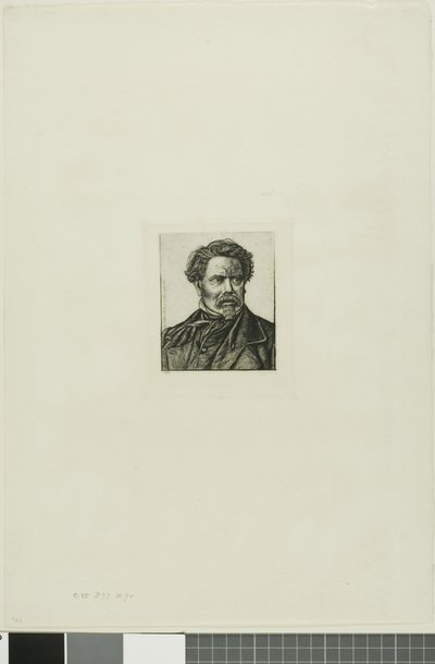 Portrait of Benjamin Fillon, Writer and Historian by Charles Meryon