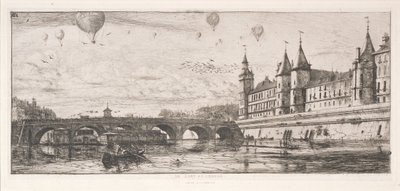 The Exchange Bridge by Charles Meryon