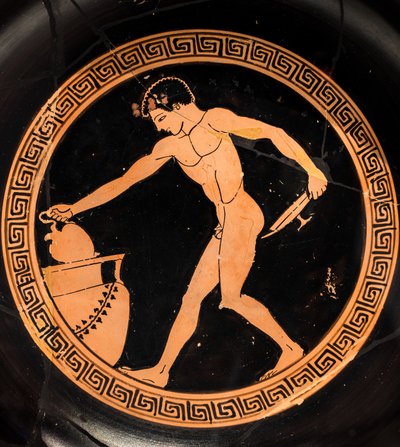 Cup: Boy Preparing to Draw the Dionysian Liquid by Charles Meynier