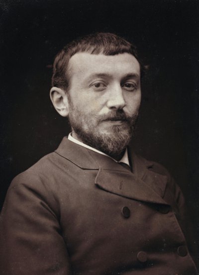 Portrait of the French Painter Alfred-Henri Bramtot by Charles Michelez